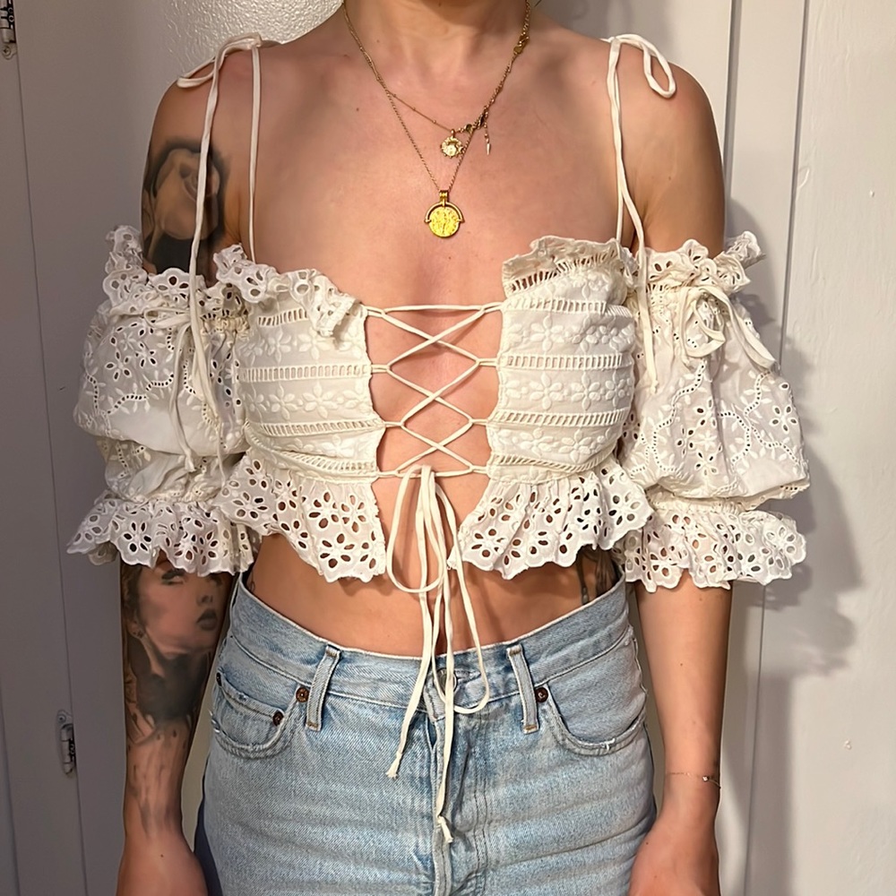 For Love & Lemons Crop Top